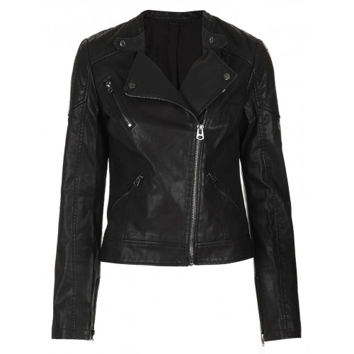 Motorbike Leather Jacket Ladies